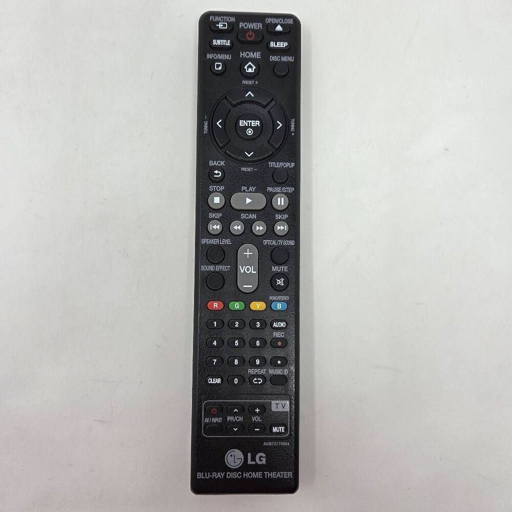 LG AKB73775804 BLU-RAY HOME THEATER SYSTEM REMOTE CONTROL BH6730S , BH6830SW